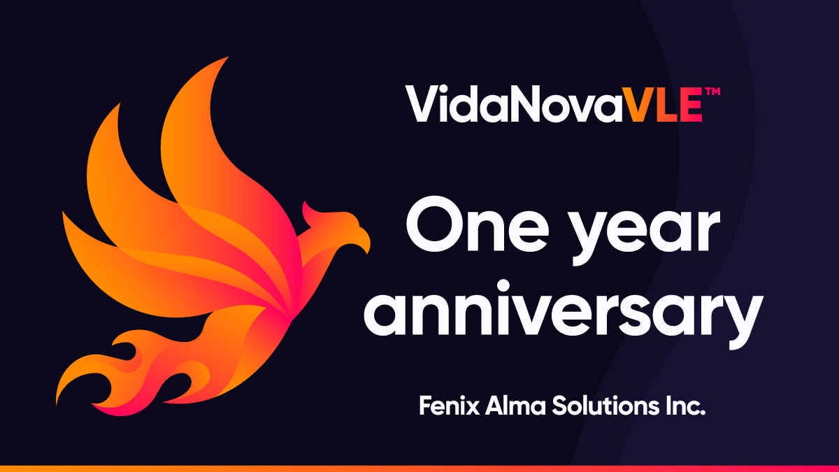One Year Anniversary of the Release of VidaNovaVLE™ 1.0