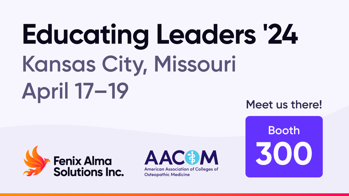 AACOM Educating Leaders 2024 graphic