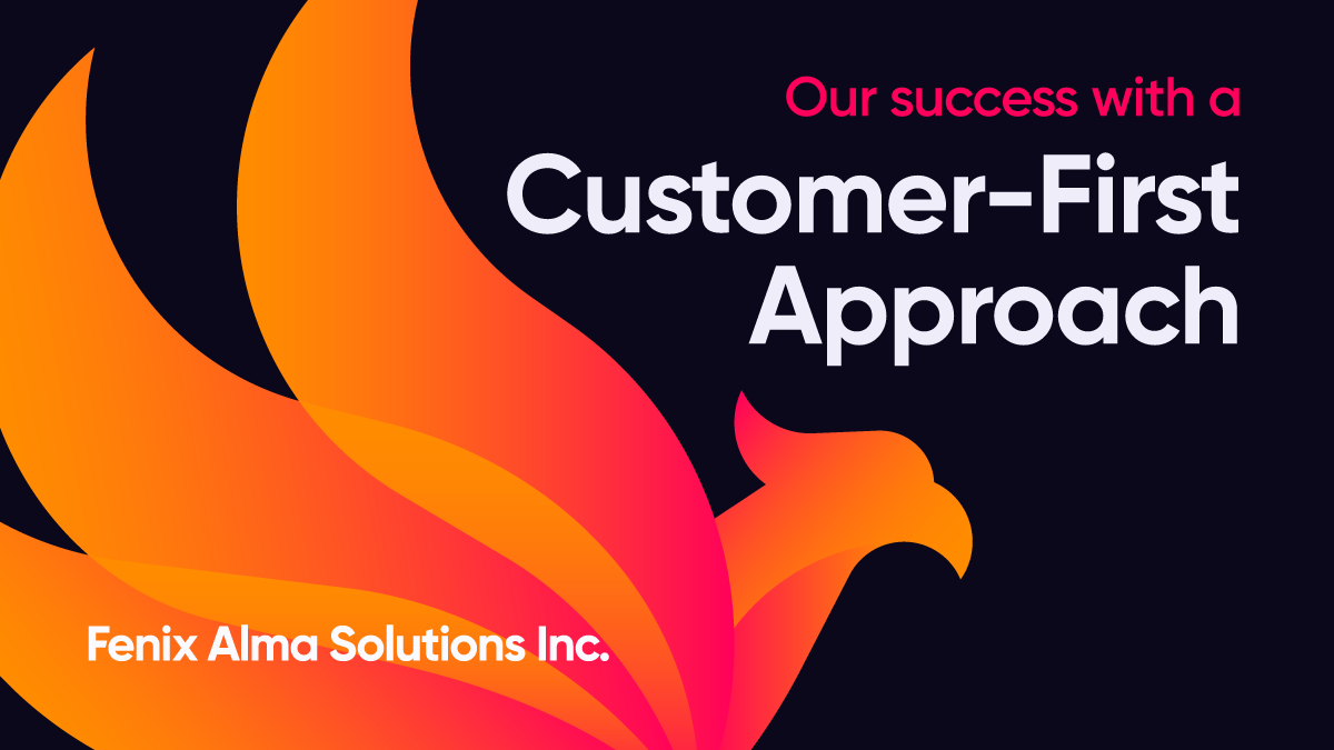 Our success with a Customer-First Approach post graphic